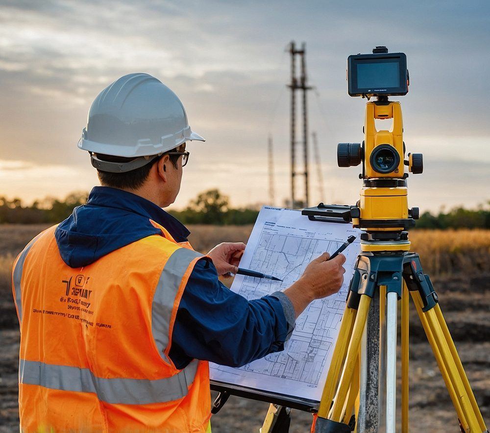 Topographic survey fieldwork in Oman by Nusail Engineering Consultancy