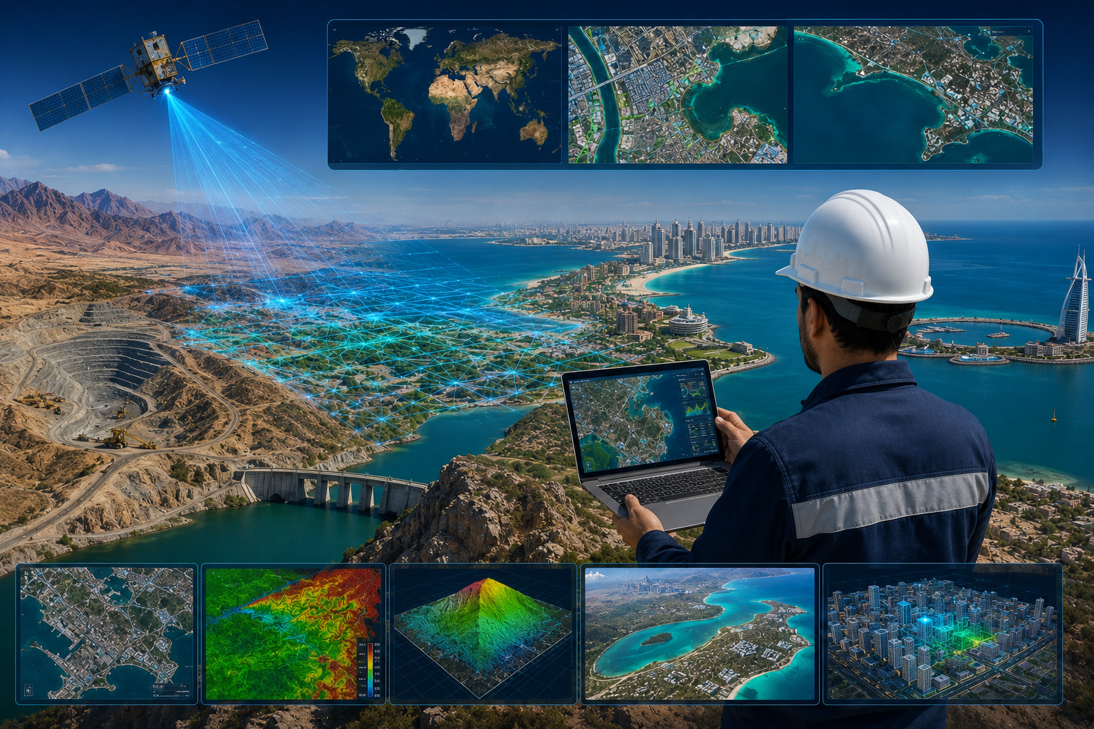 Nusail satellite mapping and earth intelligence GIS services