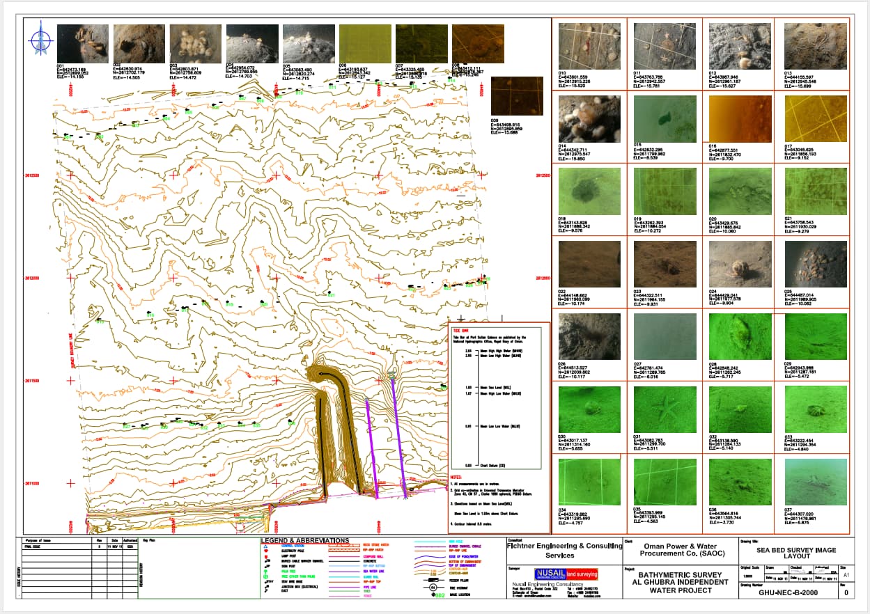 Land Topographic Surveying Survey,Marine survey in oman