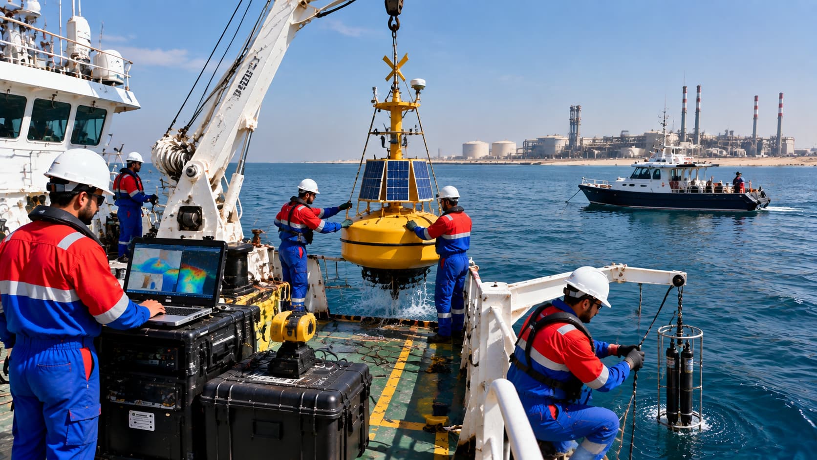 hydrographic survey vs bathymetric survey,Marine survey in oman, Land survey companies in oman
