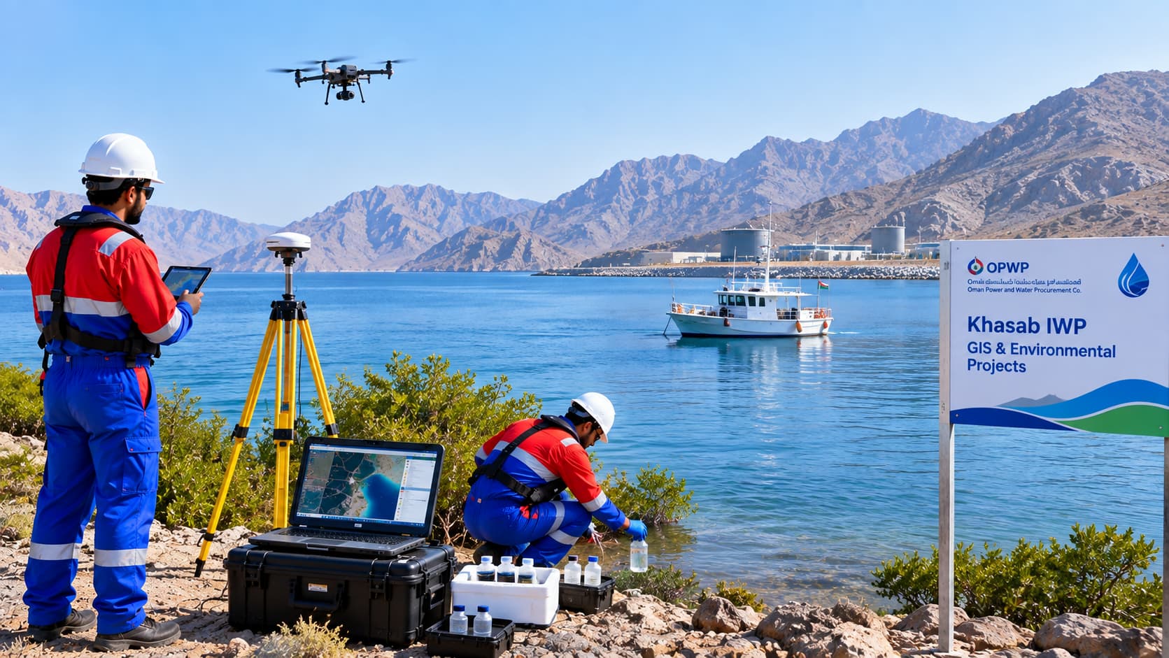 hydrographic and bathymetric survey,Marine survey in oman, Land survey companies in oman