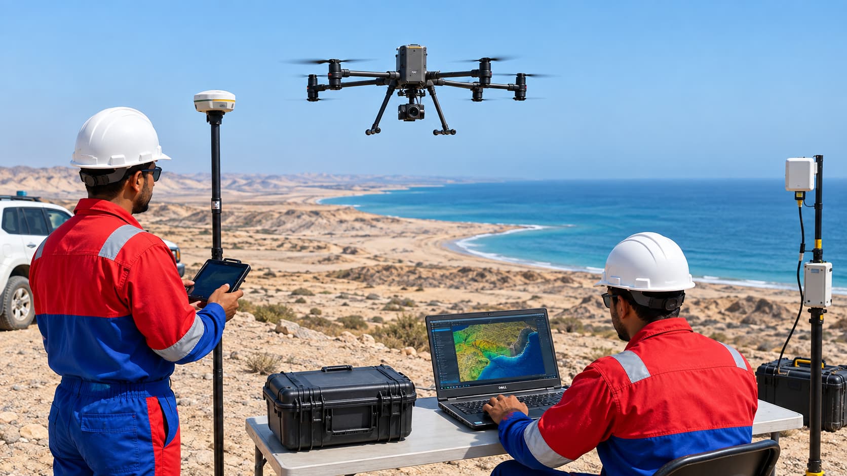 Land Survey Case Studies Oman,Nusail HSE,Marine survey in oman, Land survey companies in oman