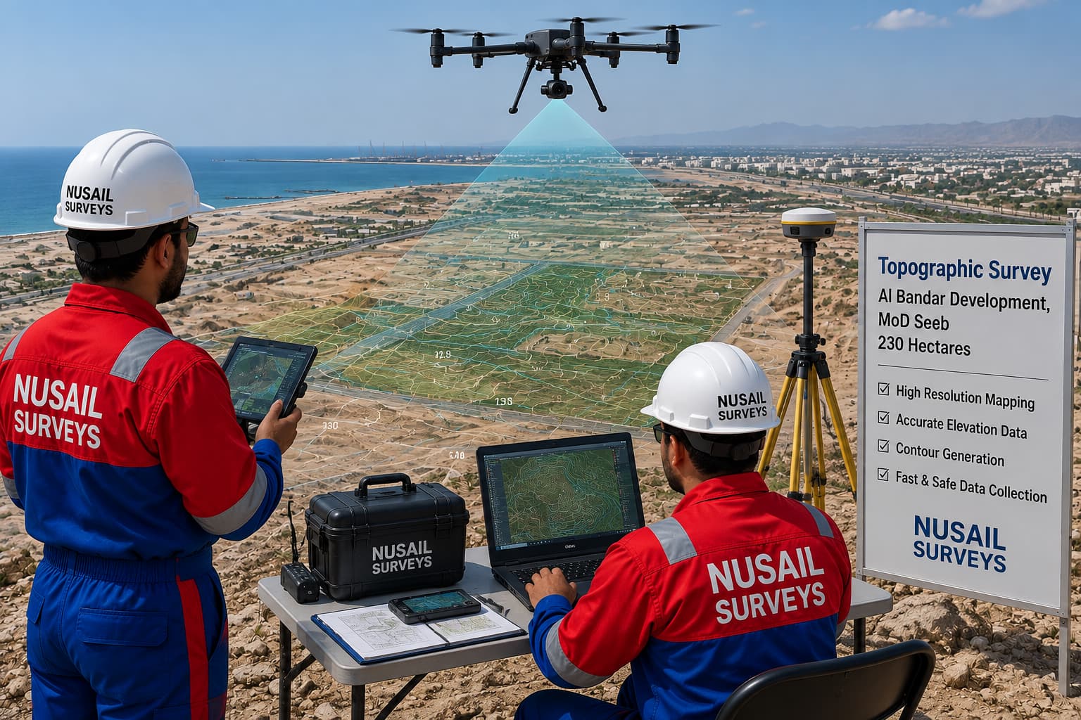 oceanographic survey ship,Nusail HSE,Marine survey in oman, Land survey companies in oman