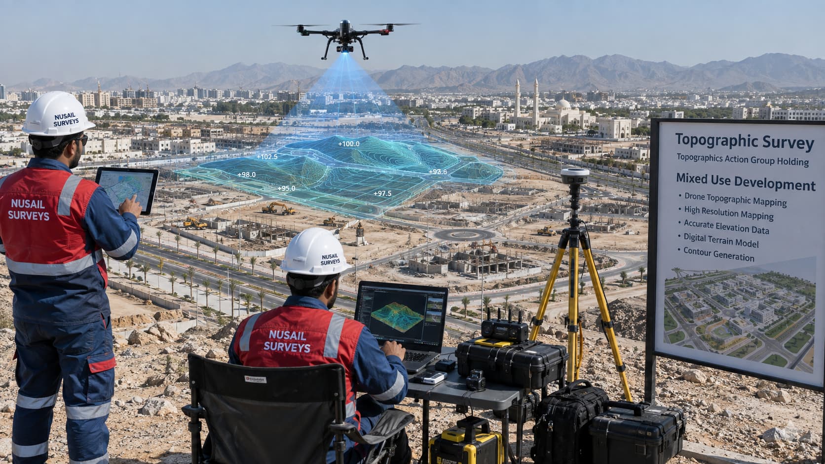 drone survey mapping,Nusail HSE,Marine survey in oman, Land survey companies in oman