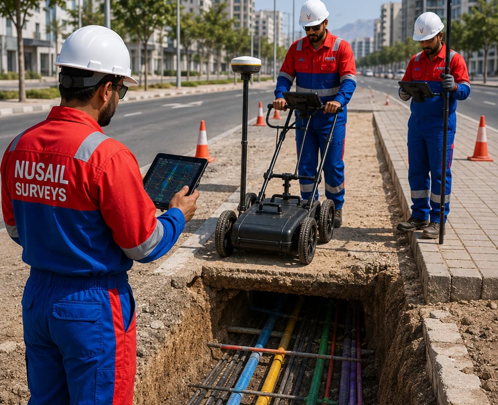 Ground penetrating radar GPR survey Oman