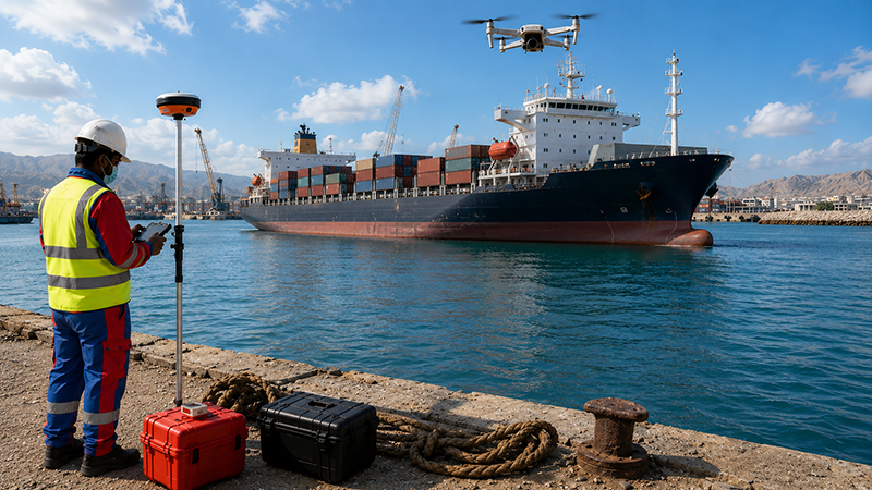 Marine survey vessel for coastal survey in Oman
