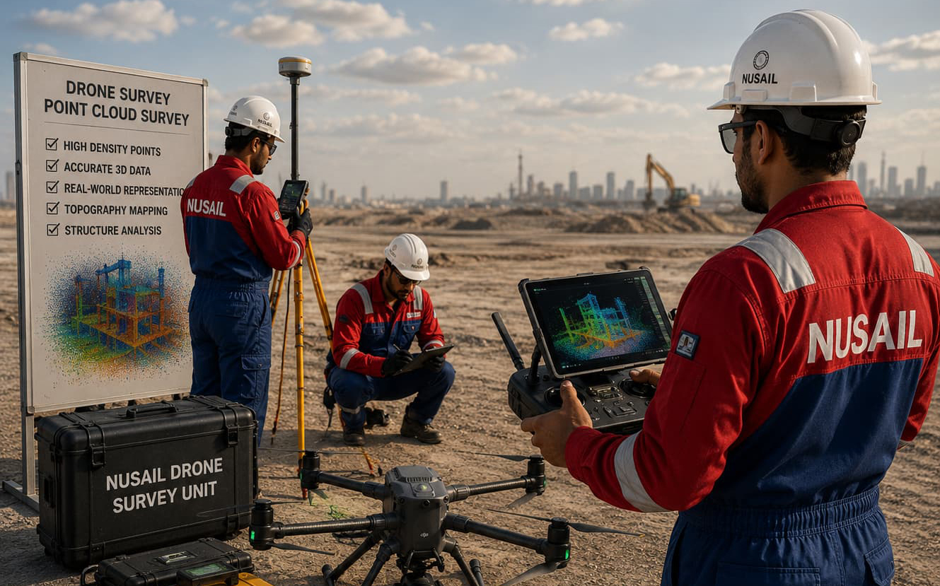 gis drone mapping,Nusail HSE,Marine survey in oman, Land survey companies in oman