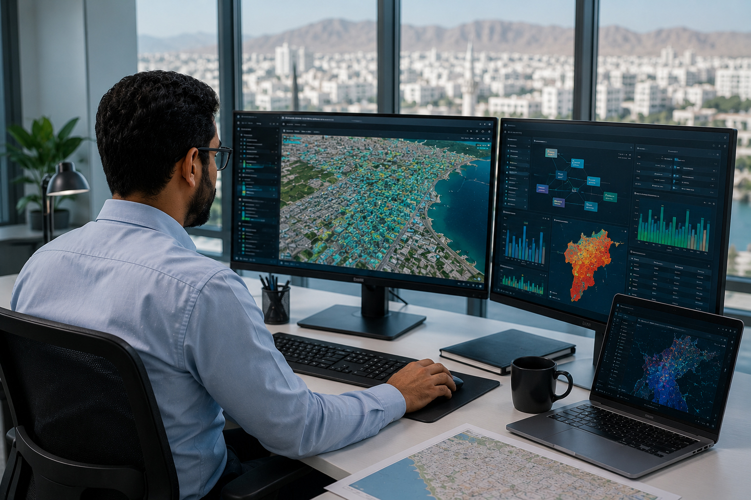 Infrastructure and utility data for GIS analytics